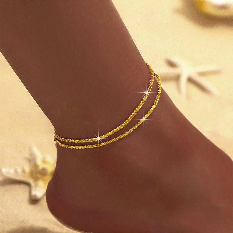 ✨ Sparkling ankle chain