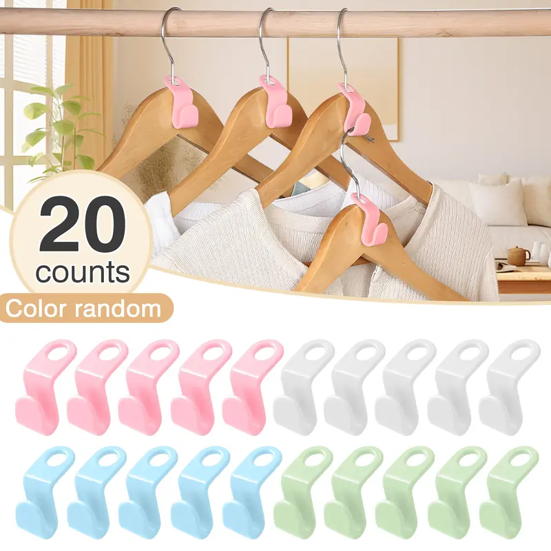 ✨Limited-time offer, 50% off✨ Space-saving coat hooks, pack of 20