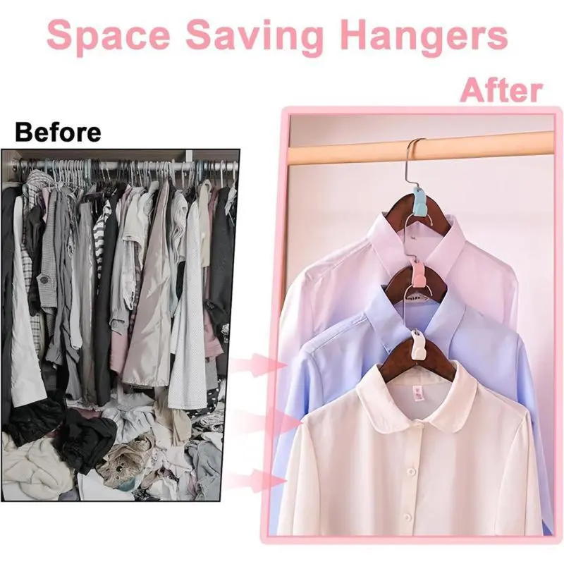 ✨Limited-time offer, 50% off✨ Space-saving coat hooks, pack of 20