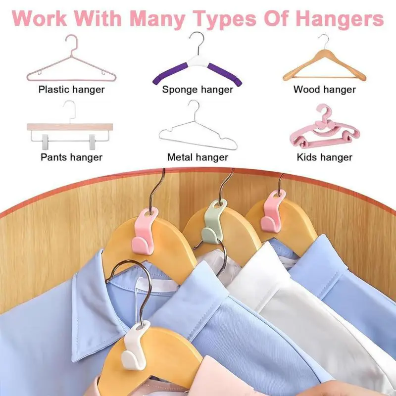 ✨Limited-time offer, 50% off✨ Space-saving coat hooks, pack of 20
