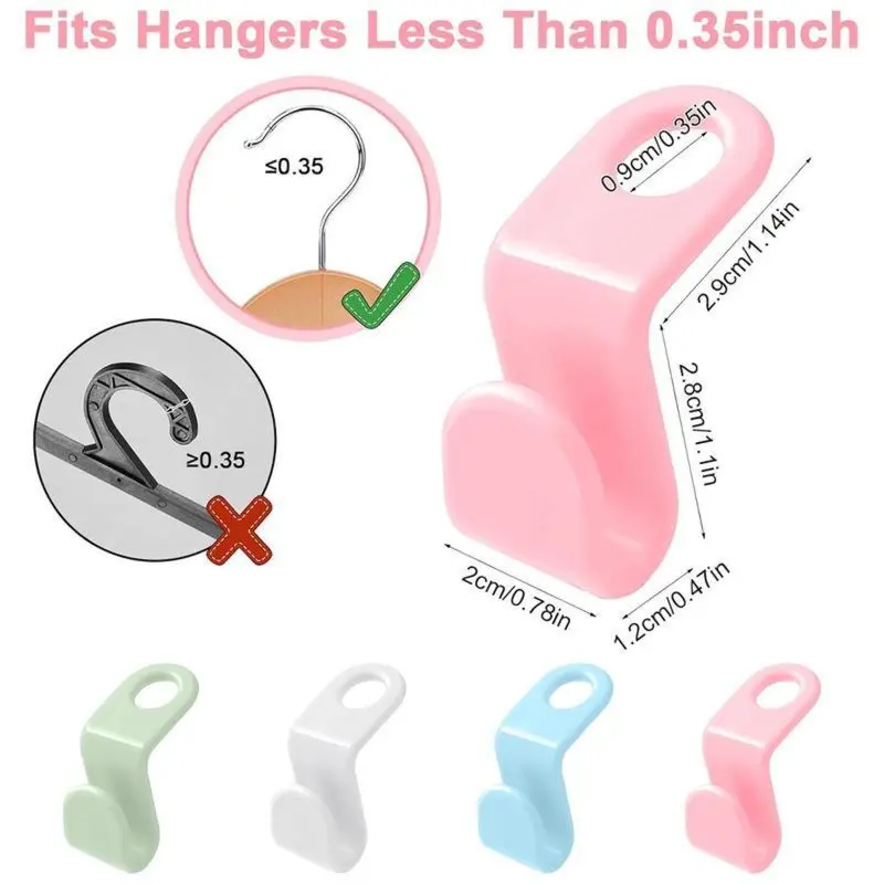 ✨Limited-time offer, 50% off✨ Space-saving coat hooks, pack of 20