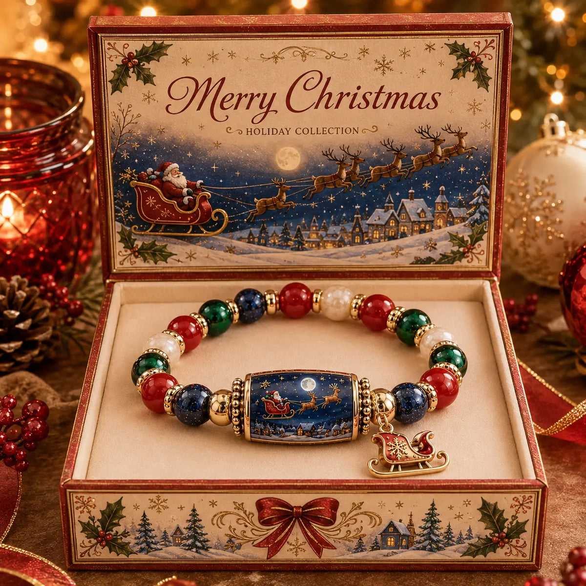 🎄 Limited Edition: ‘A Christmas Carol’ Pearl Bracelet Set | Jewellery as a Christmas present