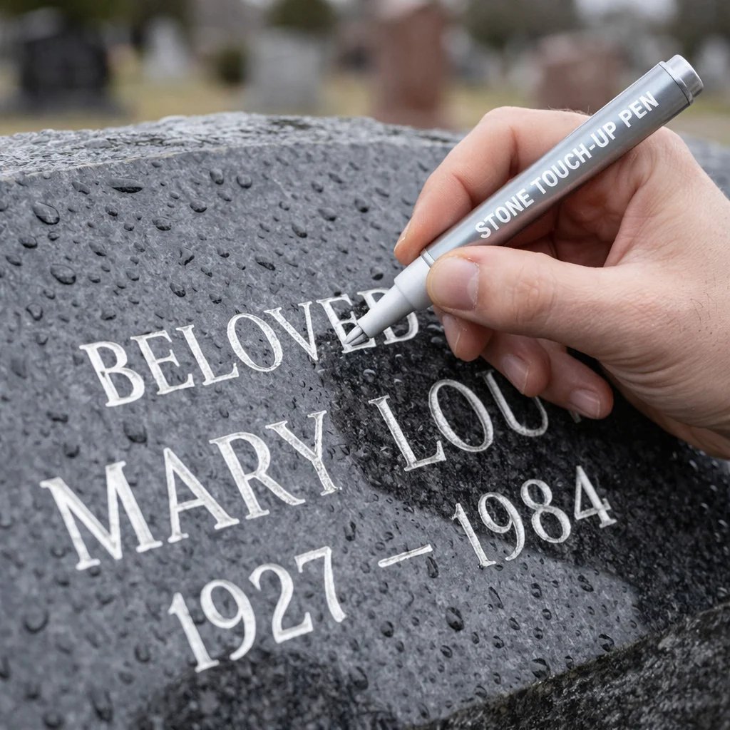 🐦Golden Tombstone Marker Pen for Restoring Faded Grave Inscriptions