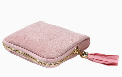 📢📢 50% OFF!! ⏰ Small zipped jewellery travel pouch – compact, easy to carry and perfect for rings, earrings and necklaces