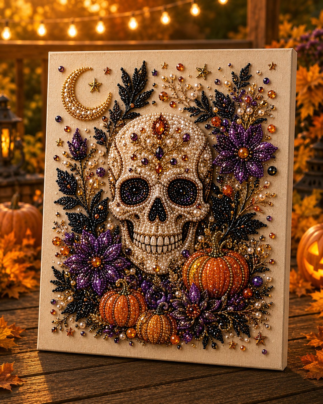 🔥 Last day of the 49% discount – 👻✨ Halloween bead art DIY kit – Turn little beads into spooky-sweet magic (📦 Buy 2, get free delivery)