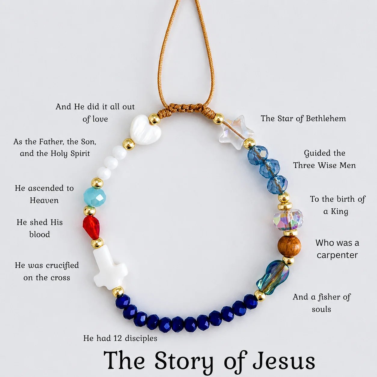 ✝️🙏Handmade ‘Jesus bracelet’ with a story behind it