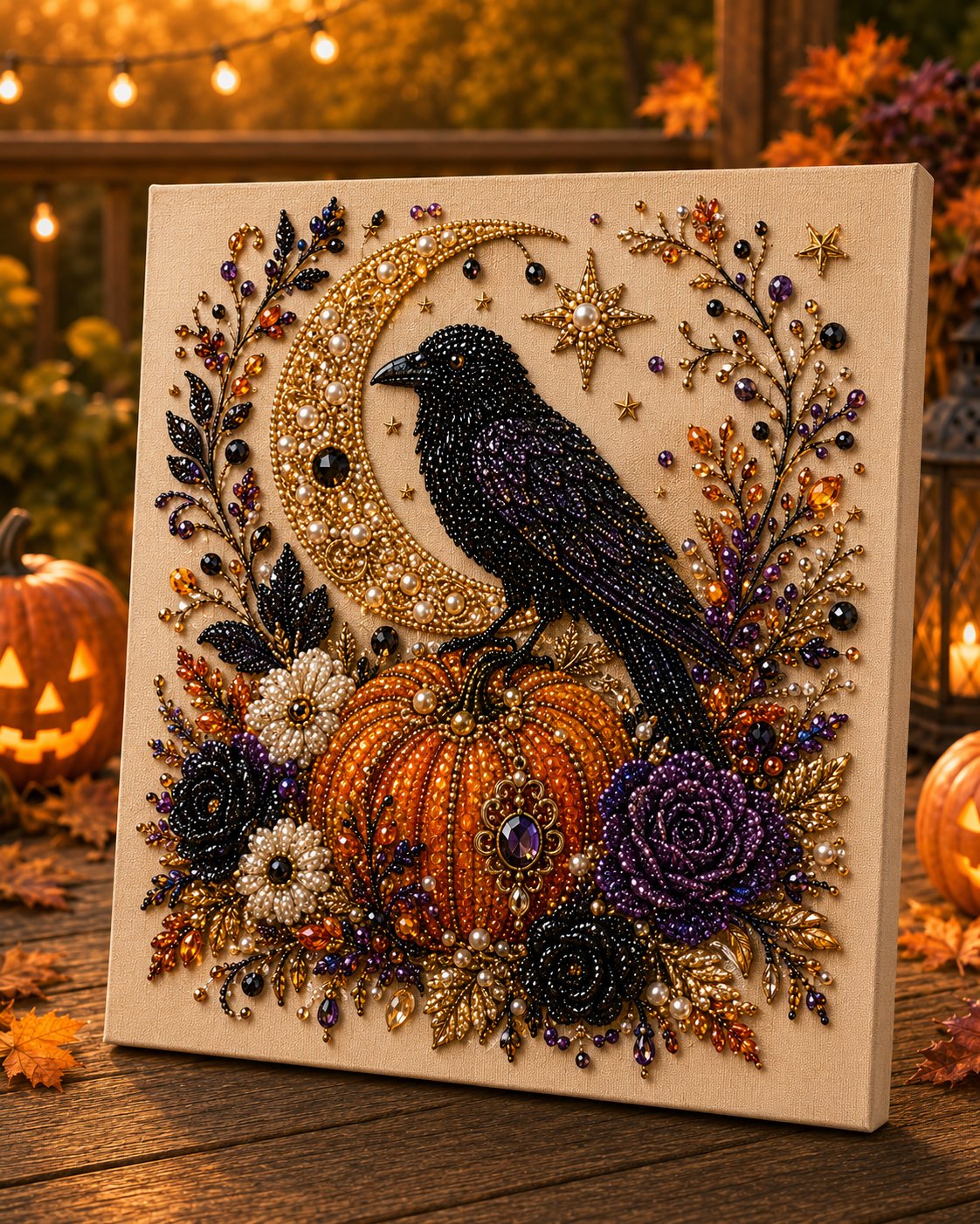 🔥 Last day of the 49% discount – 👻✨ Halloween bead art DIY kit – Turn little beads into spooky-sweet magic (📦 Buy 2, get free delivery)