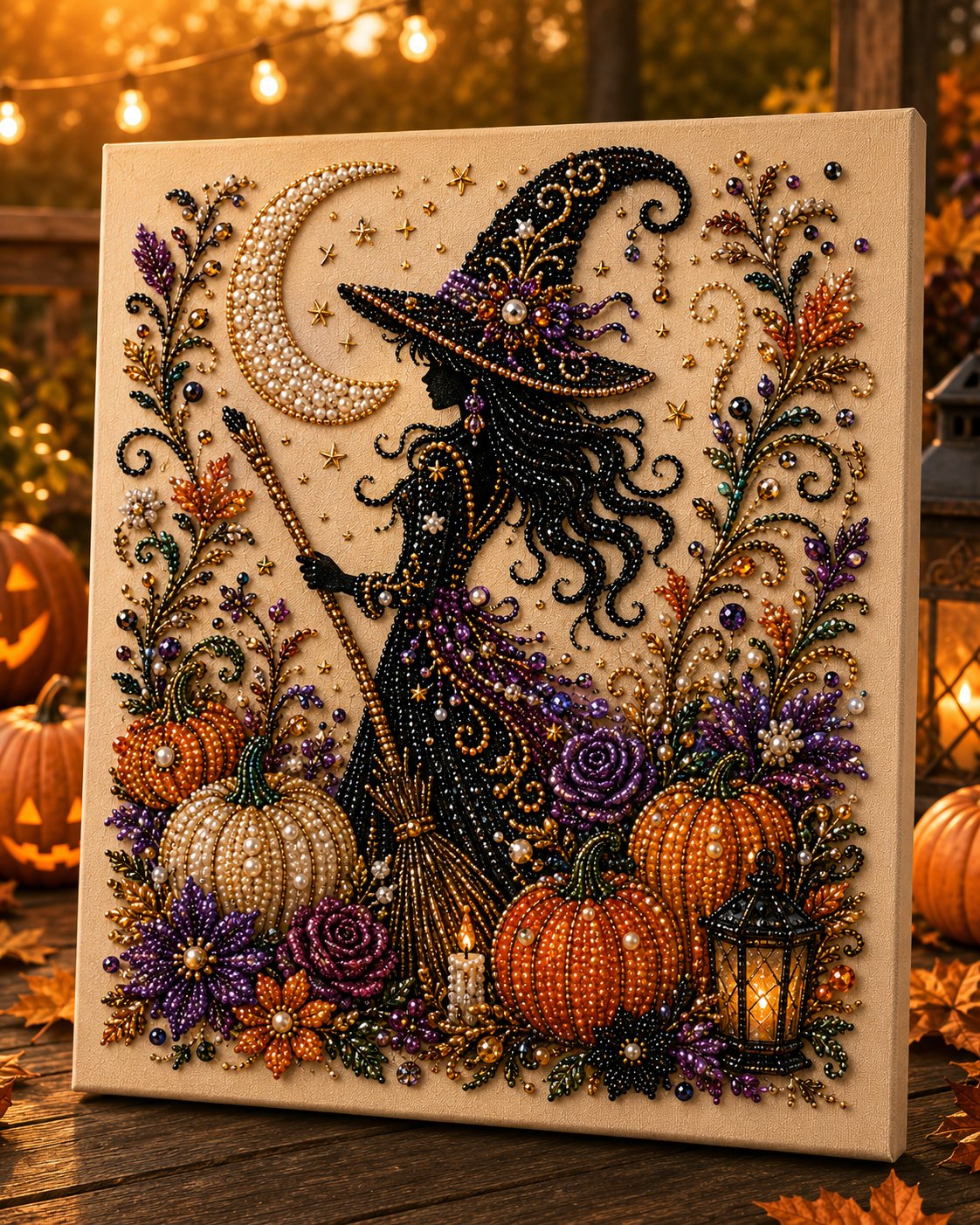 🔥 Last day of the 49% discount – 👻✨ Halloween bead art DIY kit – Turn little beads into spooky-sweet magic (📦 Buy 2, get free delivery)
