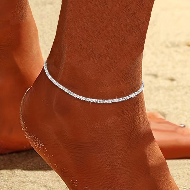 ✨ Sparkling ankle chain