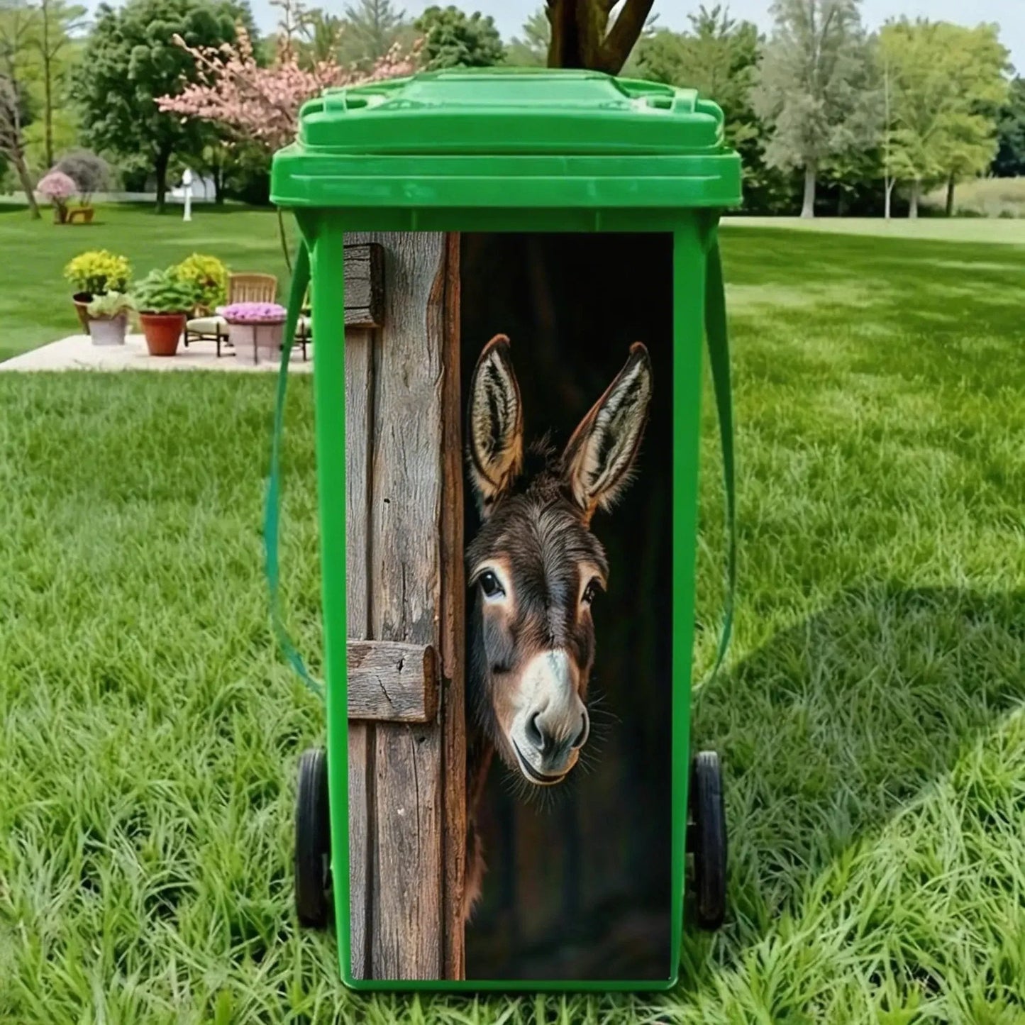 🦒🐯Creative bin sticker with colourful cartoon design✨