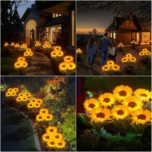 🌻60% OFF! ☀️ Waterproof solar-powered lamps – Realistic petals, IP65 weatherproof and automatically light up for 8–12 hours ☀️🌻