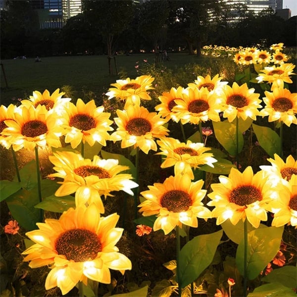 🌻60% OFF! ☀️ Waterproof solar-powered lamps – Realistic petals, IP65 weatherproof and automatically light up for 8–12 hours ☀️🌻