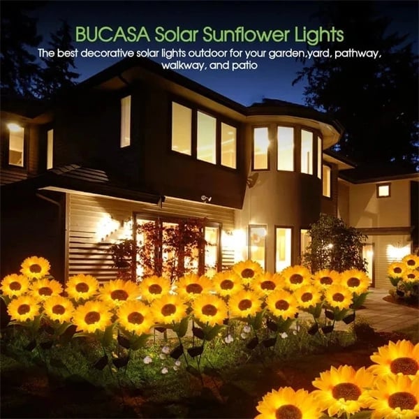 🌻60% OFF! ☀️ Waterproof solar-powered lamps – Realistic petals, IP65 weatherproof and automatically light up for 8–12 hours ☀️🌻