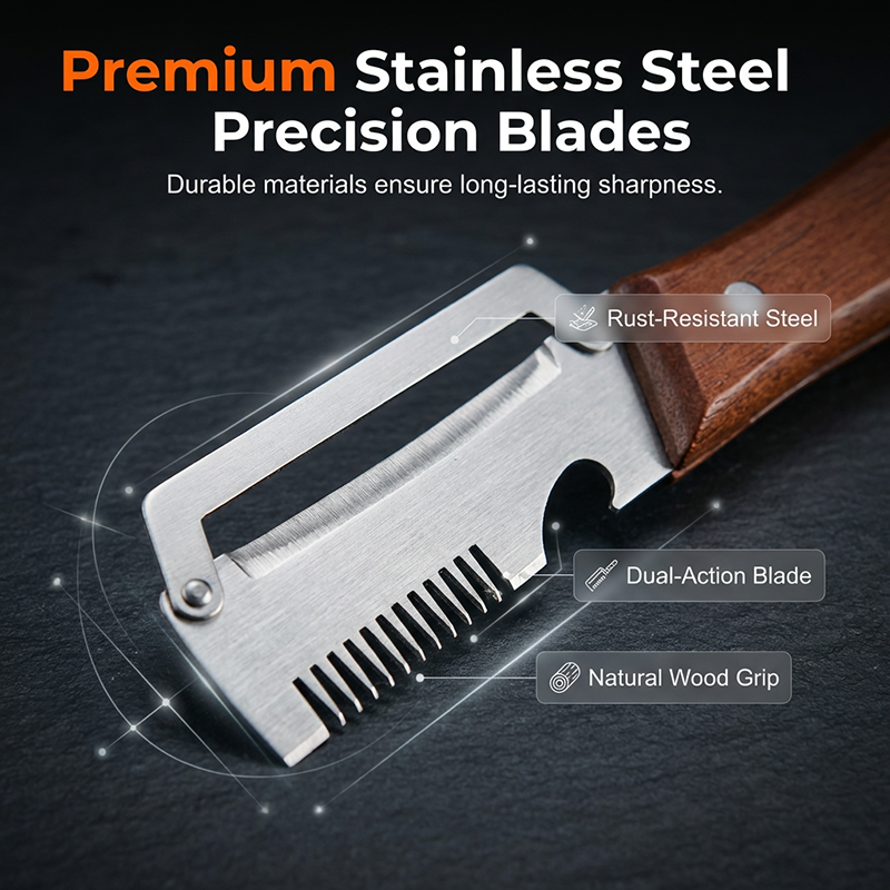 3-in-1 Scallion Shredder & Peeler Kitchen Tool