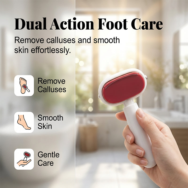 🏆CLEARANCE SALE – 49% OFF🔥Double-sided foot file for removing calluses