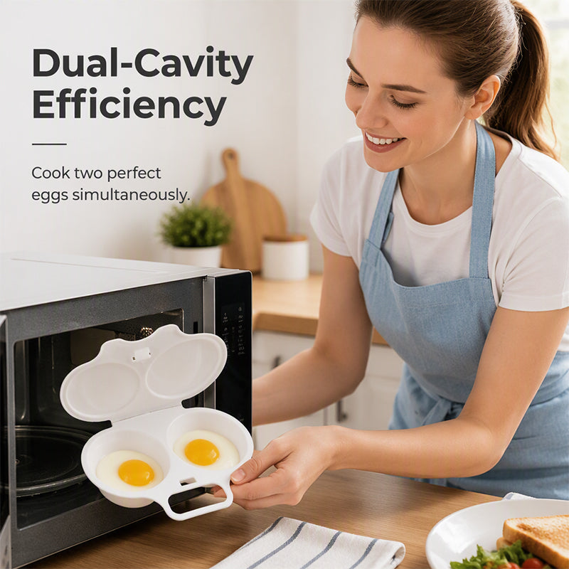 🎁New for 2026 – 50% off💥Microwave egg cooker with lid and handle